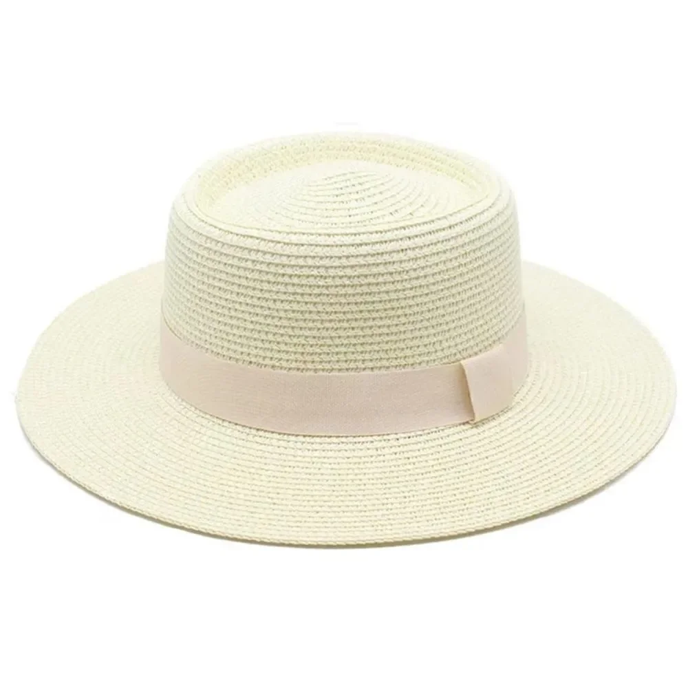 Cream Summer Straw Hat